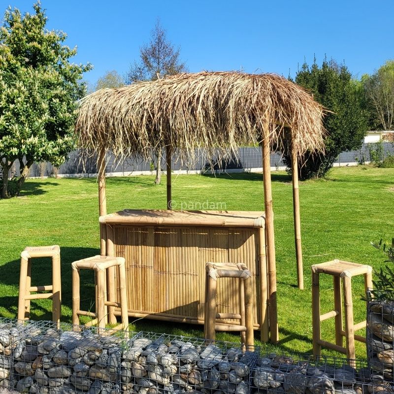 Bar bambou extérieur