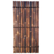 panneau demi bambou noir 180 cm