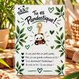 Porte clé panda et pomme